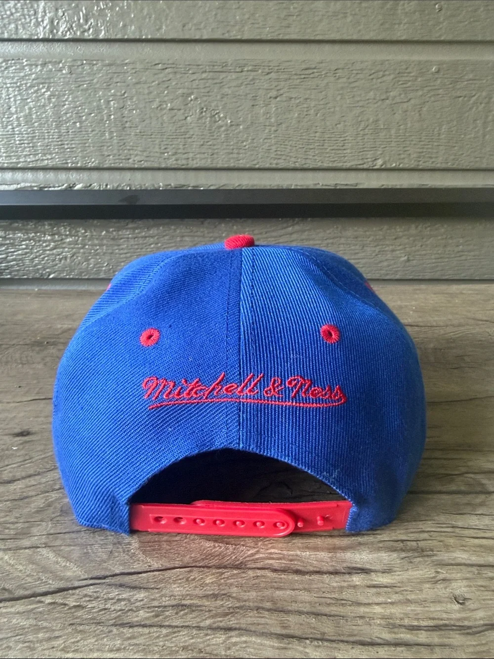 Mitchell & Ness Montreal Canadiens Blue and Red Snapback Hat adjustable
